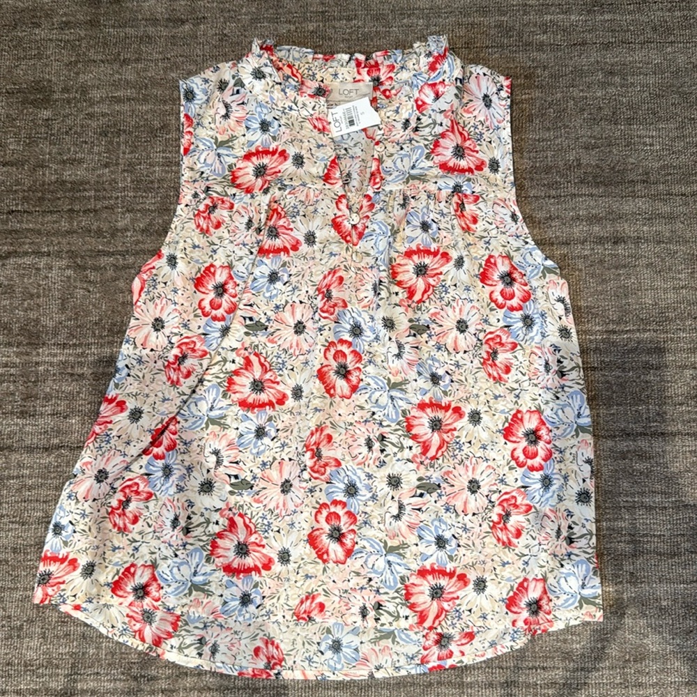 Loft sleeveless top
